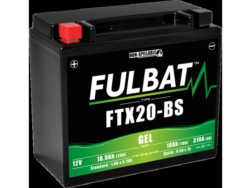 Baterie cu gel FULBAT FTX20-BS GEL Baterie cu gel FULBAT FTX20-BS GEL