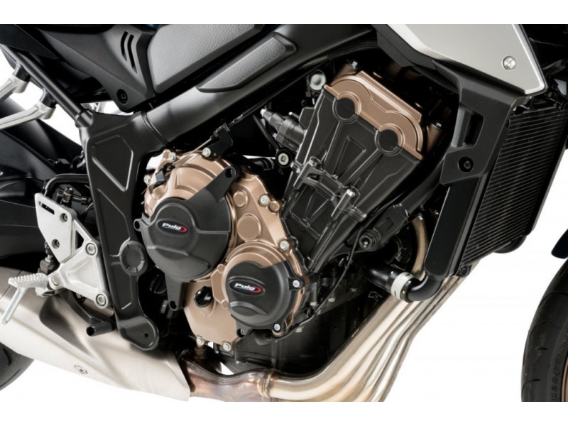 Engine protective covers PUIG 21367N Negru