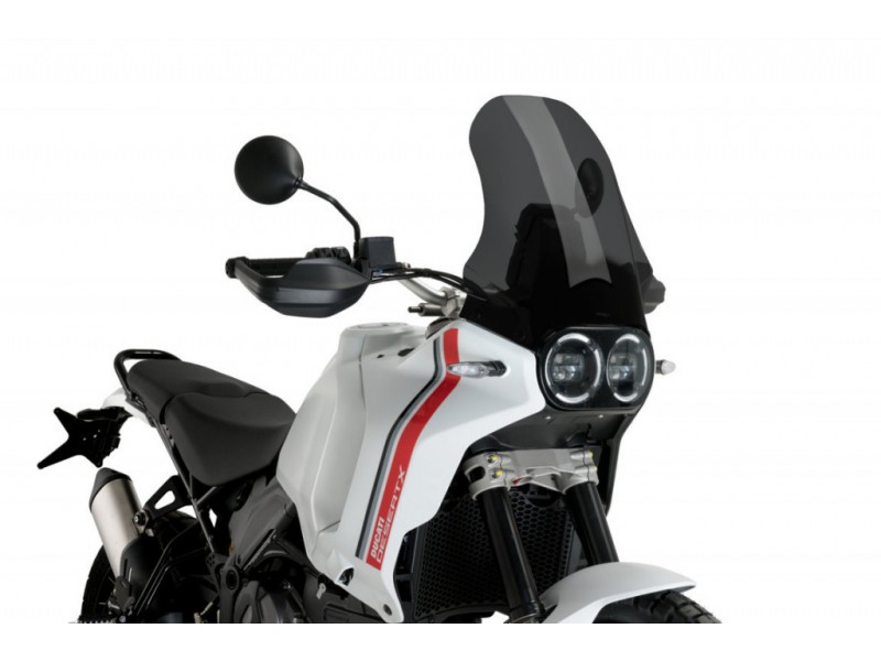 Windscreen PUIG TOURING 21437F dark smoke