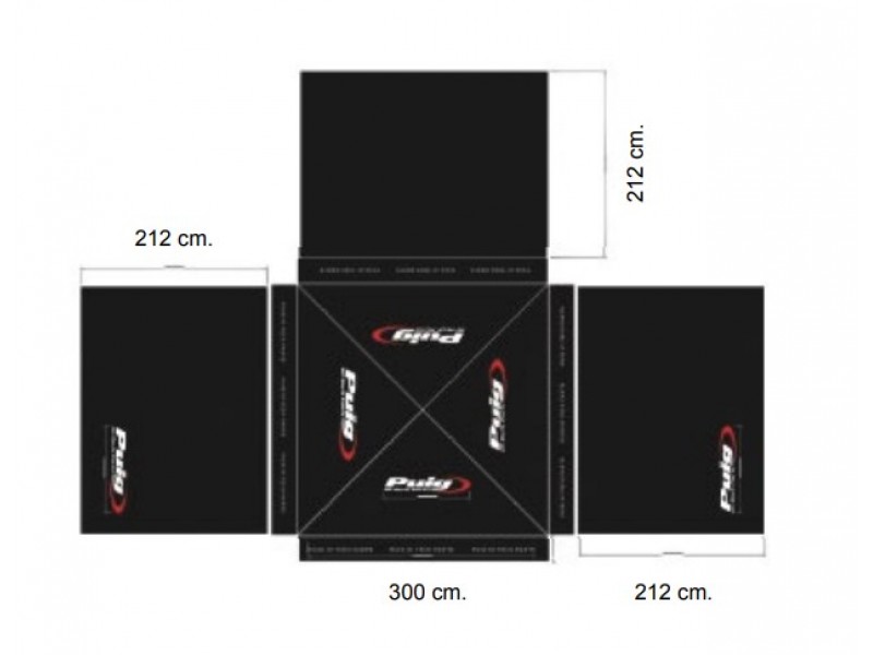 Tent PUIG 21447N Negru Tent PUIG 21447N Negru