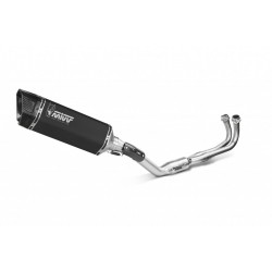 Sistem de evacuare complet 2x1 MIVV SR-1 Y.073.LR1XB Negru Sistem de evacuare complet 2x1 MIVV SR-1 Y.073.LR1XB Negru