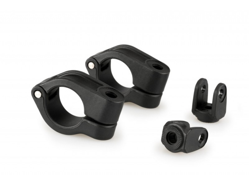 Clamp set PUIG 20831N 25,5 mm Negru