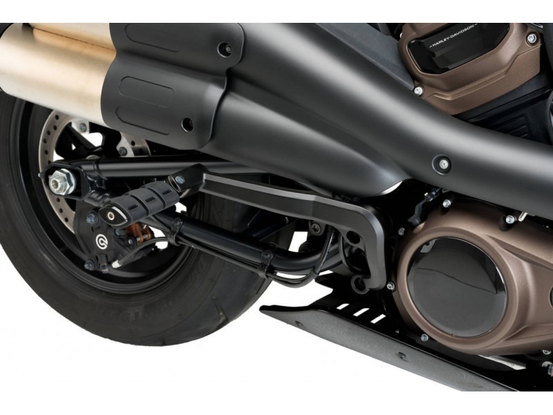 Footpegs support CUSTOMACCES COMBO SOP002N Negru