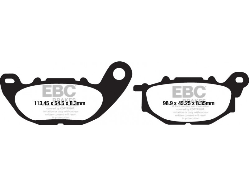 Placute de frana EBC EPFA663HH