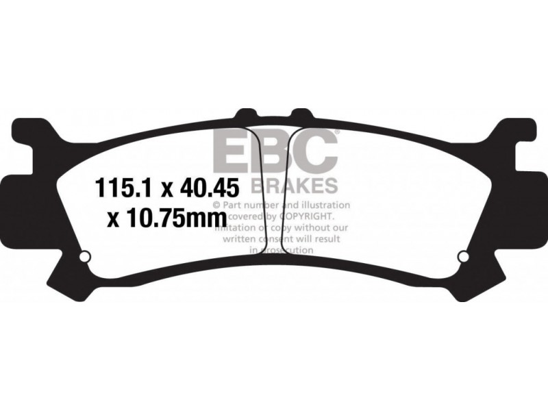 Placute de frana EBC MXS702