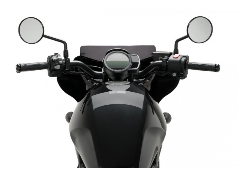 Semifairing PUIG MIRAGE 21460F dark smoke gloss black housing