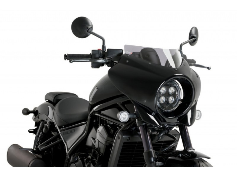 Semifairing PUIG MIRAGE 21460H smoke gloss black housing