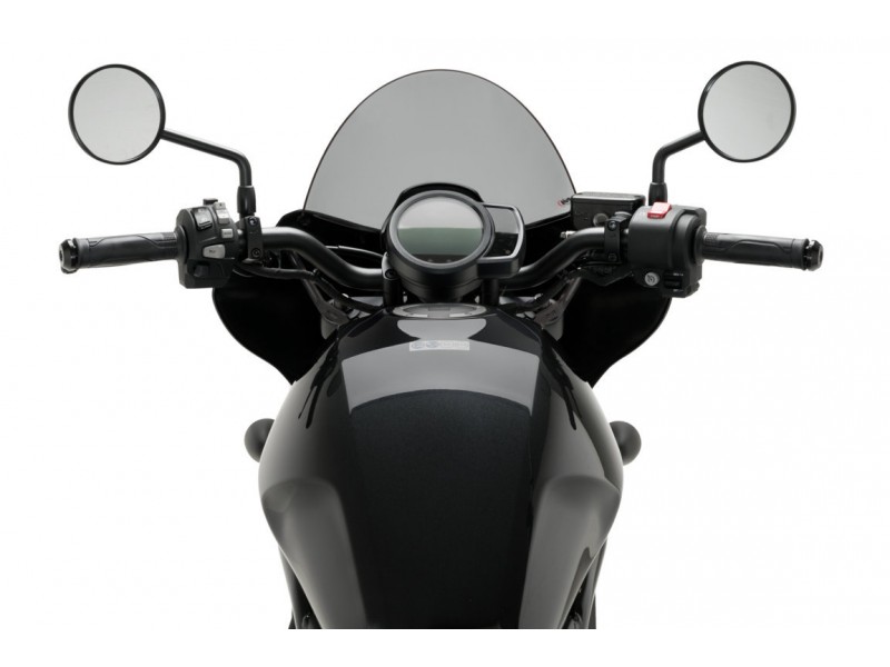 Semifairing PUIG MIRAGE 21461H smoke gloss black housing