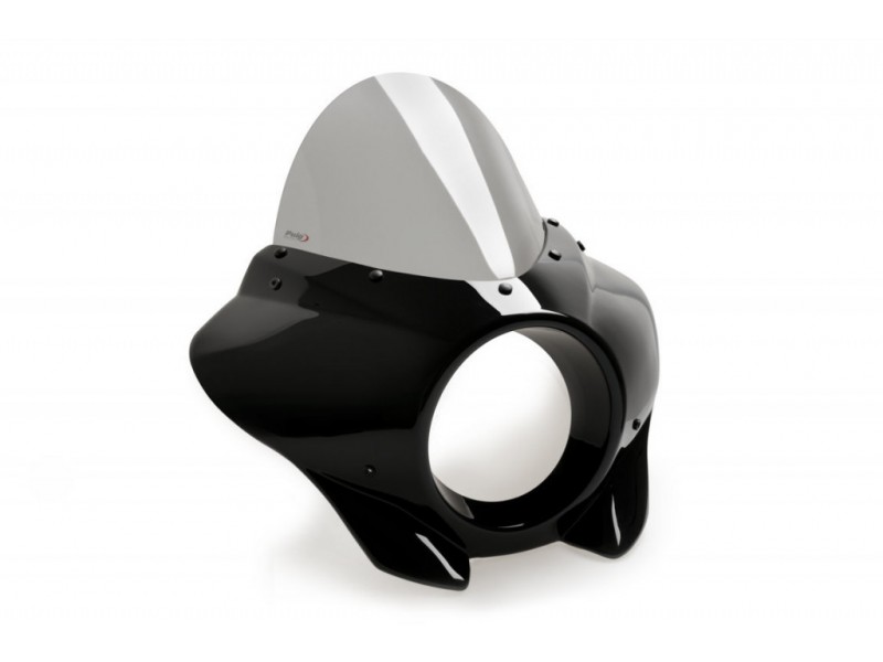 Semifairing PUIG MIRAGE 21461H smoke gloss black housing