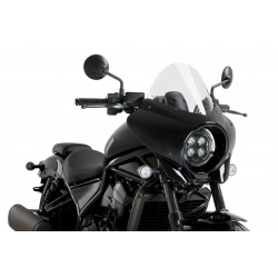 Semifairing PUIG MIRAGE 21461W transparent gloss black housing Semifairing PUIG MIRAGE 21461W transparent gloss black housing