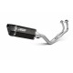 Sistem de evacuare complet 2x1 MIVV SR-1 Y.061.LR1XB Negru Sistem de evacuare complet 2x1 MIVV SR-1 Y.061.LR1XB Negru