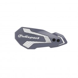 Handguard POLISPORT MX FLOW 8308200052 Grey/White with mounting system Handguard POLISPORT MX FLOW 8308200052 Grey/White with mounting system