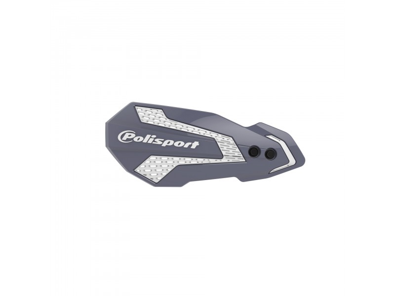 Handguard POLISPORT MX FLOW 8308200053 Grey/White with mounting system