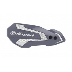 Handguard POLISPORT MX FLOW 8308200054 Grey/White with mounting system Handguard POLISPORT MX FLOW 8308200054 Grey/White with mounting system