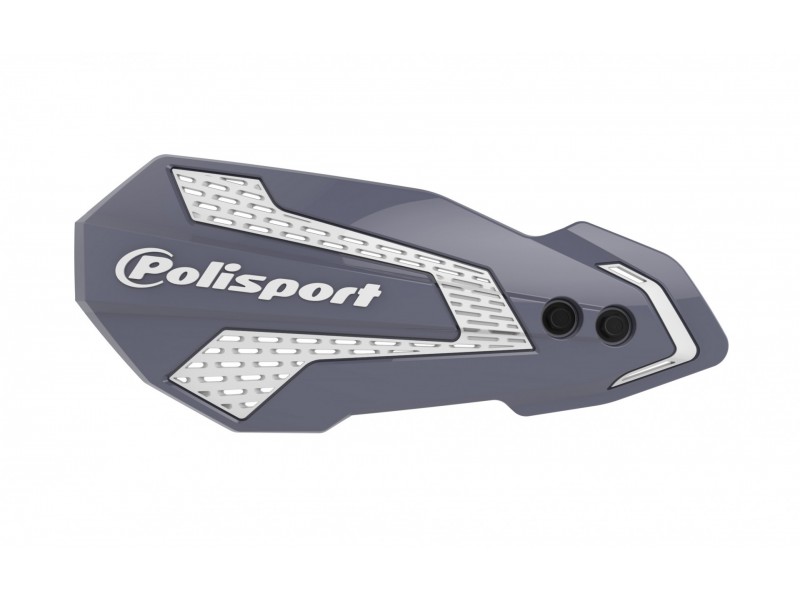 Handguard POLISPORT MX FLOW 8308200054 Grey/White with mounting system