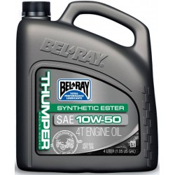 Ulei de motor Bel-Ray THUMPER RACING WORKS SYNTHETIC ESTER 4T 10W-50 4 l Ulei de motor Bel-Ray THUMPER RACING WORKS SYNTHETIC ESTER 4T 10W-50 4 l