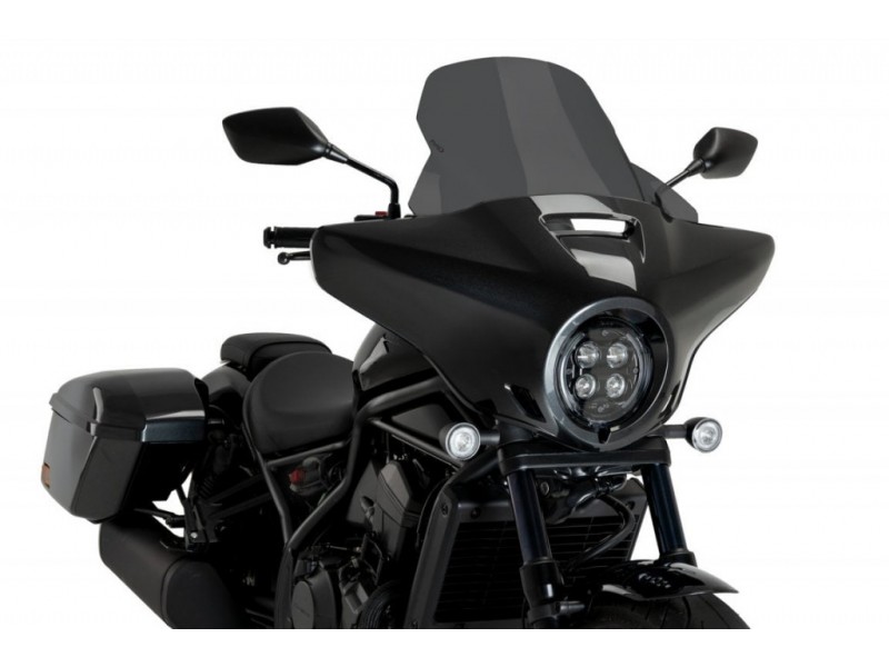 Windscreen PUIG HIGH - ROAD 21545F dark smoke
