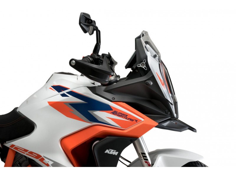 Frontal extension fender PUIG 21468J matt black Frontal extension fender PUIG 21468J matt black