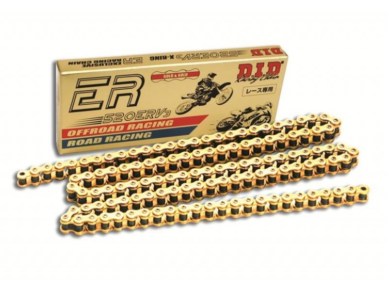 Lant de curse Exclusive D.I.D Chain 520ERV7 120 zale Gold/Gold Lant de curse Exclusive D.I.D Chain 520ERV7 120 zale Gold/Gold