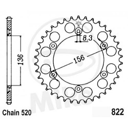 Foaie spate JT JTR 822-45 45T, 520 Foaie spate JT JTR 822-45 45T, 520