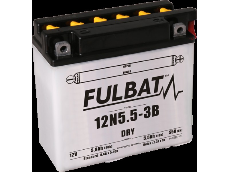 Baterie conventionala BS-BATTERY 12N5.5-3B include electrolit Baterie conventionala BS-BATTERY 12N5.5-3B include electrolit