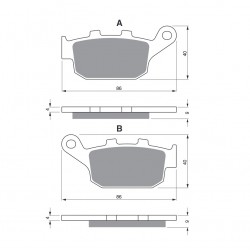 Placute de frana GOLDFREN 306 S3 Placute de frana GOLDFREN 306 S3