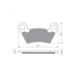 Placute de frana GOLDFREN 312 S3 Placute de frana GOLDFREN 312 S3