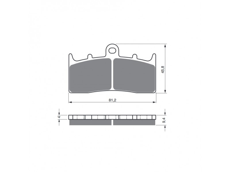 Placute de frana GOLDFREN 318 S3 Placute de frana GOLDFREN 318 S3