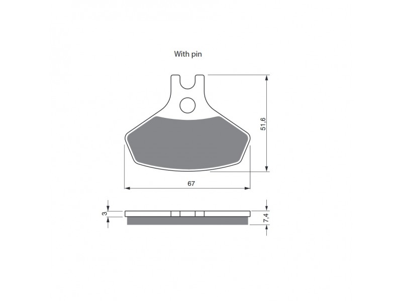 Placute de frana GOLDFREN 291 S3 Placute de frana GOLDFREN 291 S3
