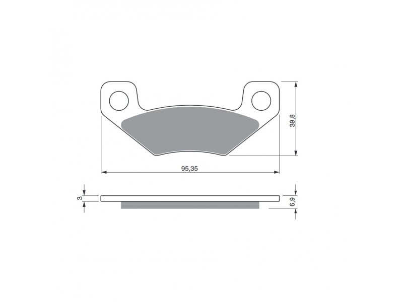 Placute de frana GOLDFREN 315 S3 Placute de frana GOLDFREN 315 S3