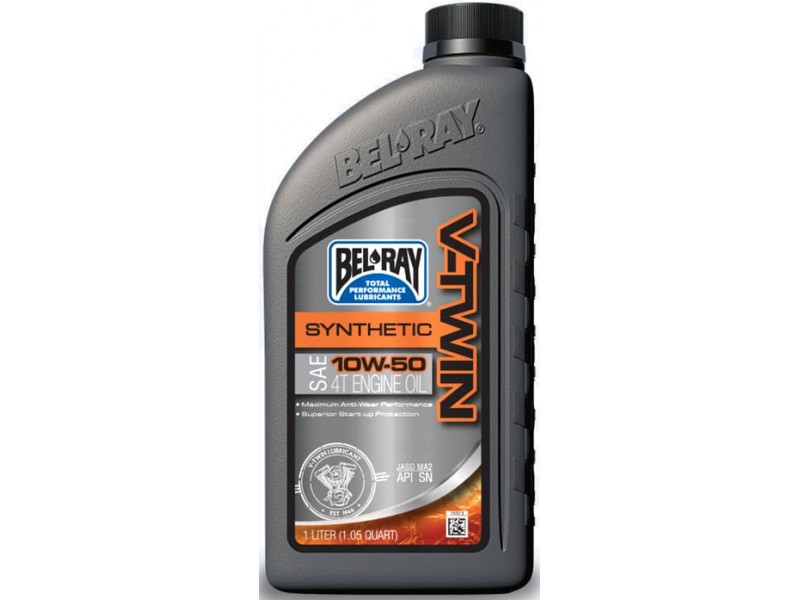 Ulei de motor Bel-Ray V-TWIN SYNTHETIC 10W-50 1 l Ulei de motor Bel-Ray V-TWIN SYNTHETIC 10W-50 1 l