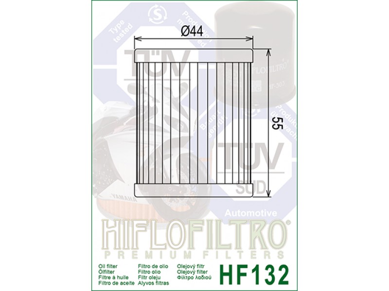Filtru de ulei HIFLOFILTRO HF132 Filtru de ulei HIFLOFILTRO HF132