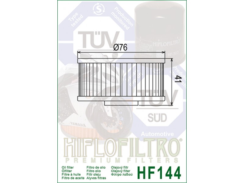 Filtru de ulei HIFLOFILTRO HF144 Filtru de ulei HIFLOFILTRO HF144