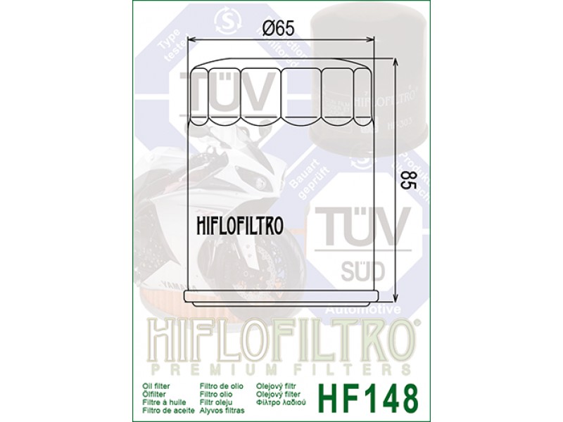 Filtru de ulei HIFLOFILTRO HF148