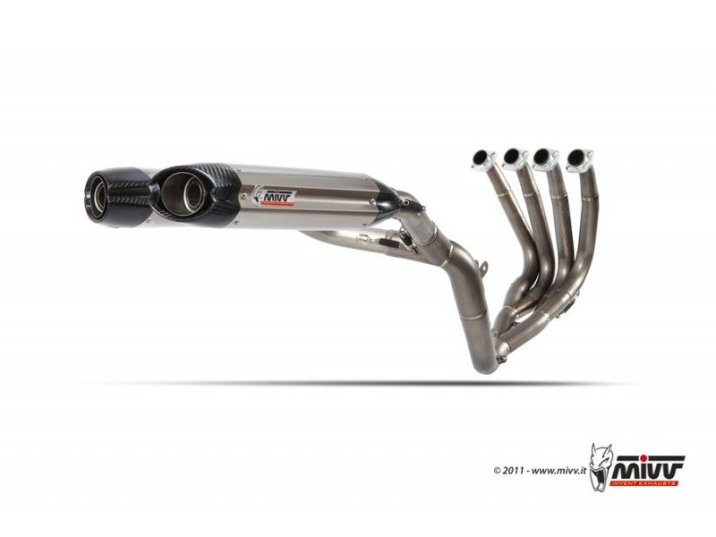 Sistem de evacuare complet 4x2x2 MIVV SUONO R.YA.0004.S8 Full Titan / Capac Carbon Sistem de evacuare complet 4x2x2 MIVV SUONO R.YA.0004.S8 Full Titan / Capac Carbon