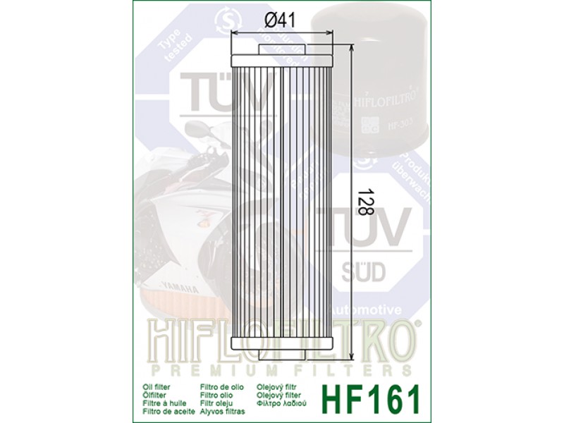 Filtru de ulei HIFLOFILTRO HF161 Filtru de ulei HIFLOFILTRO HF161