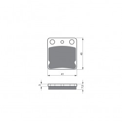 Placute de frana GOLDFREN 144 S33 OFF-ROAD FRONT Placute de frana GOLDFREN 144 S33 OFF-ROAD FRONT