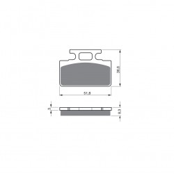Placute de frana GOLDFREN 161 S33 OFF-ROAD FRONT Placute de frana GOLDFREN 161 S33 OFF-ROAD FRONT