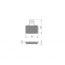 Placute de frana GOLDFREN 173 S33 OFF-ROAD FRONT Placute de frana GOLDFREN 173 S33 OFF-ROAD FRONT