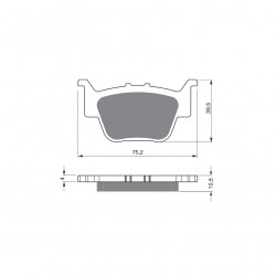 Placute de frana GOLDFREN 243 S33 OFF-ROAD Placute de frana GOLDFREN 243 S33 OFF-ROAD
