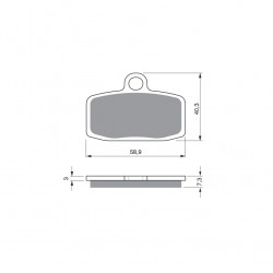 Placute de frana GOLDFREN 307 S33 OFF-ROAD FRONT Placute de frana GOLDFREN 307 S33 OFF-ROAD FRONT