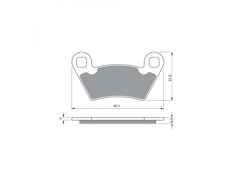 Placute de frana GOLDFREN 312 S33 OFF-ROAD FRONT