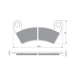 Placute de frana GOLDFREN 313 S33 OFF-ROAD FRONT Placute de frana GOLDFREN 313 S33 OFF-ROAD FRONT