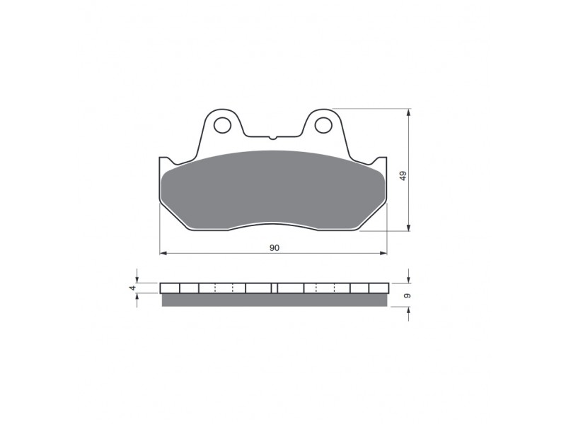 Placute de frana GOLDFREN 049 S33 STREET FRONT Placute de frana GOLDFREN 049 S33 STREET FRONT