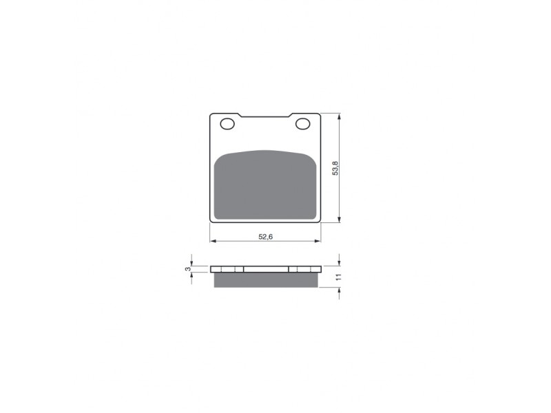 Placute de frana GOLDFREN 068 S33 STREET FRONT Placute de frana GOLDFREN 068 S33 STREET FRONT