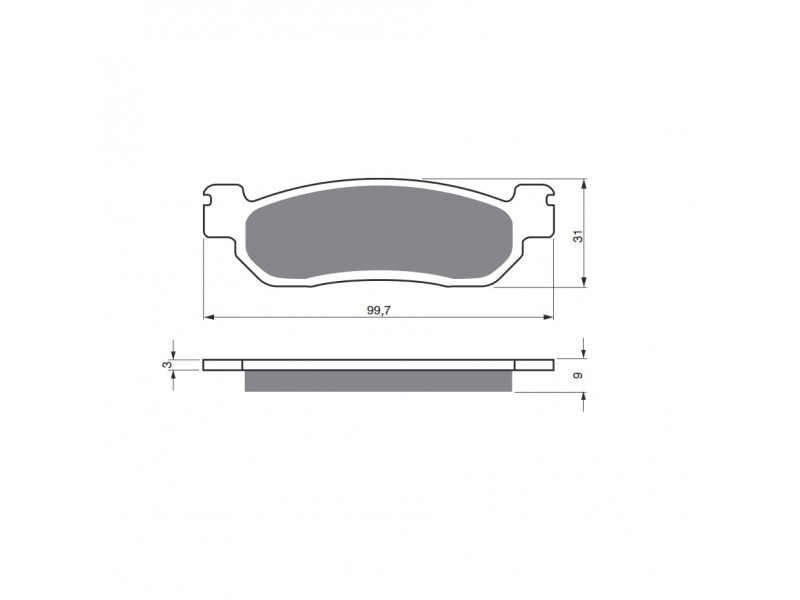 Placute de frana GOLDFREN 146 S33 STREET Spate Placute de frana GOLDFREN 146 S33 STREET Spate