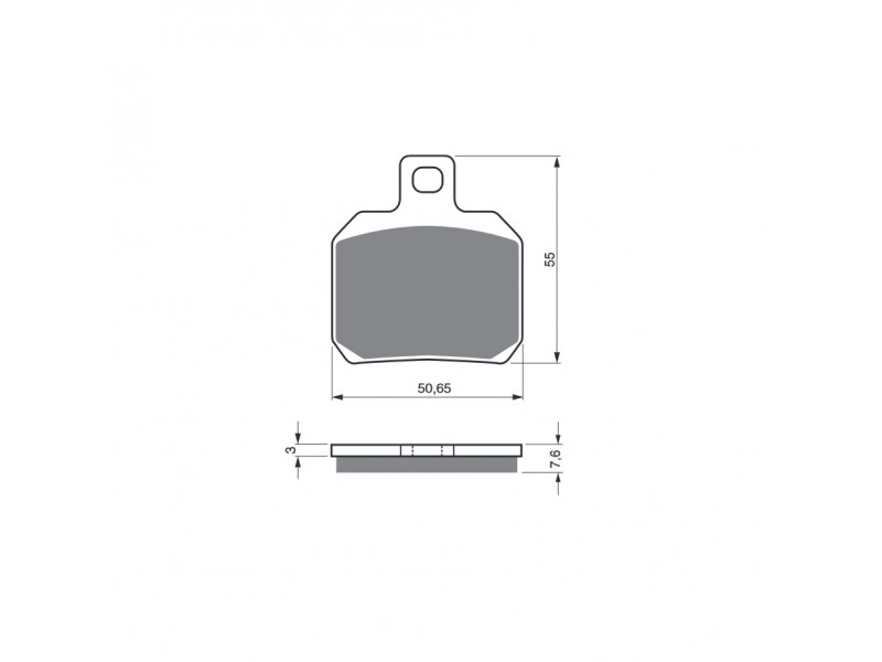 Placute de frana GOLDFREN 152 S33 STREET FRONT Placute de frana GOLDFREN 152 S33 STREET FRONT