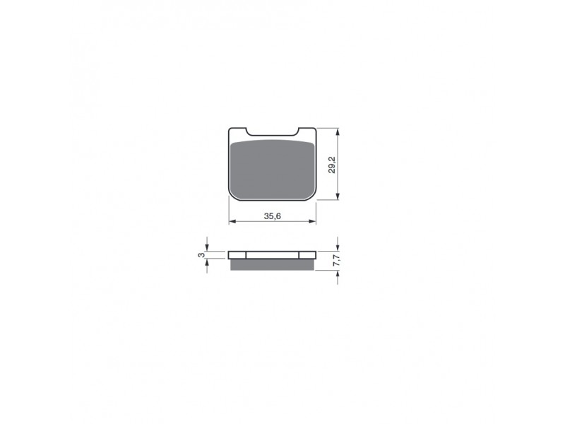 Placute de frana GOLDFREN 175 S33 STREET FRONT Placute de frana GOLDFREN 175 S33 STREET FRONT