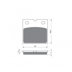 Placute de frana GOLDFREN 197 S33 STREET FRONT Placute de frana GOLDFREN 197 S33 STREET FRONT