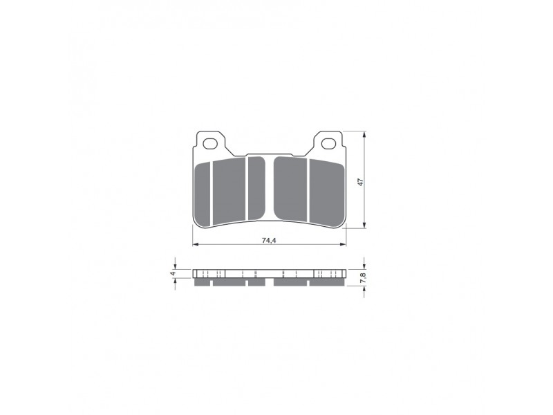 Placute de frana GOLDFREN 214 S33 STREET FRONT Placute de frana GOLDFREN 214 S33 STREET FRONT